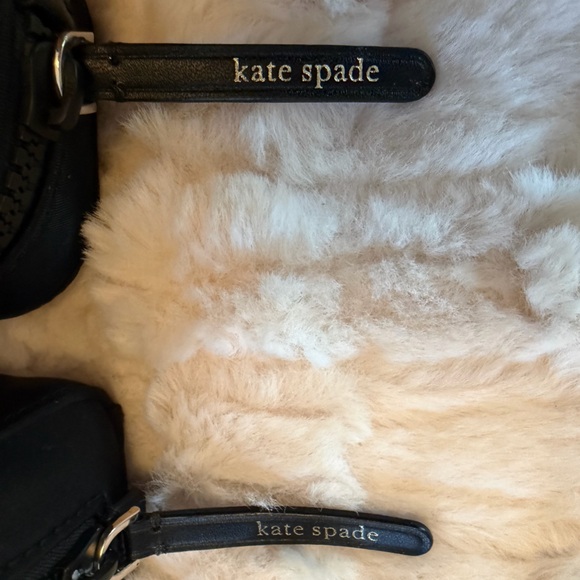 Kate Spade Black Pouch Set with Gold Details - Picture 2 of 4